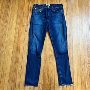 Agolde Jeans Womens 28 Sophie Crop Skinny Pants Raw Hem